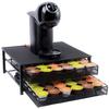 Porte Capsule Dolce Gusto - Gadgy - GG0957 - Support 72 Capsules - Métal Noir - Design Élégant