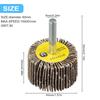 Effective Emery Cloth Sanding Flap Wheel Disc with 80 Grit for Fine Polishing