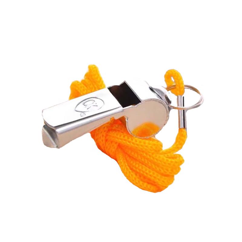 Metal Referee Coach Whistle with Lanyard