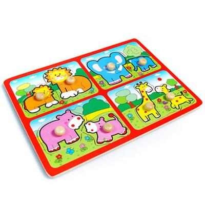 15 Kinds of Happy Towns, Zip Puzzle Animals, 1, Korea Best Toddler Puzzle