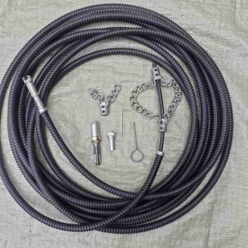 1-5 Meter Electric dredging sewer special tool artifact solid chain dredging spring oil pollution blocked pipeline dredging tool