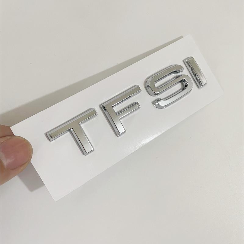3D ABS Черный Логотип TFSI Буквы Значок на Багажник Автомобиля Для A3 A4 A5 A6 A7 A8 Q2 Q3 Q5 Q7 Q8 Наклейка TFSI Аксессуары