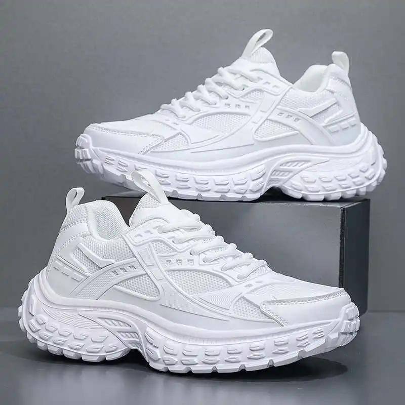 Round Toe Massive Fall Shoes Heels Elegant Sneakers For Men Dress Sports Functional Workout Branded Scarp Suppliers Runner