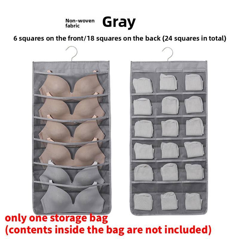Underwear Organizer Wall Hanging With Nonwoven Fabric For Bedroom Storage