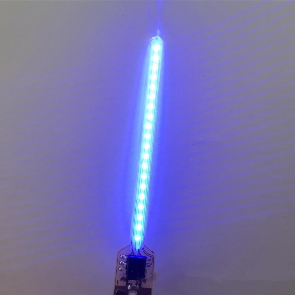 DC3V Multicolour LED Meteor Shower Flowing Water Lamp LED COB Filament Diodes 2200K Blue Red Green Pink Incandescent Light Parts