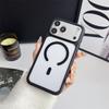 Matte Transparent Wireless Charging Magnetic For Magsafe Case For iPhone 17 16 15 14 13 Pro Max 17Air Shockproof Acrylic Cover
