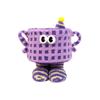 Little Monster Storage Basket Lamb Fleece Cotton Rope Finishing Basket Cute Cartoon Storage Basket Tabletop Ornament