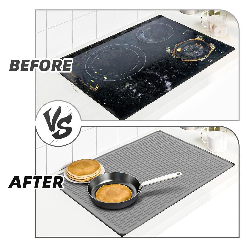 Silicone Insulation Pad, Kitchen Countertop Protection Pad, Drainage Anti Slip Pad, Dining Table Pad, Anti Scald Pad