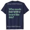 Funny Beard Periodic Table Bearded Man Vintage T Shirts Summer Cotton Streetwear Short Sleeve Birthday Gifts Tshirt Men