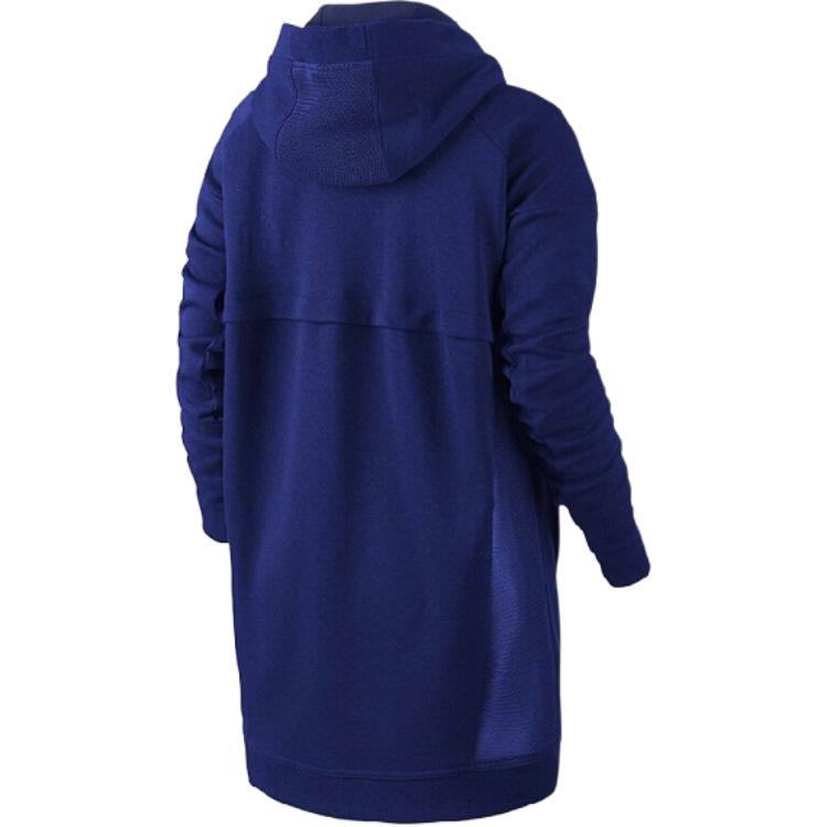 Nike Logo Hooded Raglan Long Sleeve Jacket Women jackets 725845-457