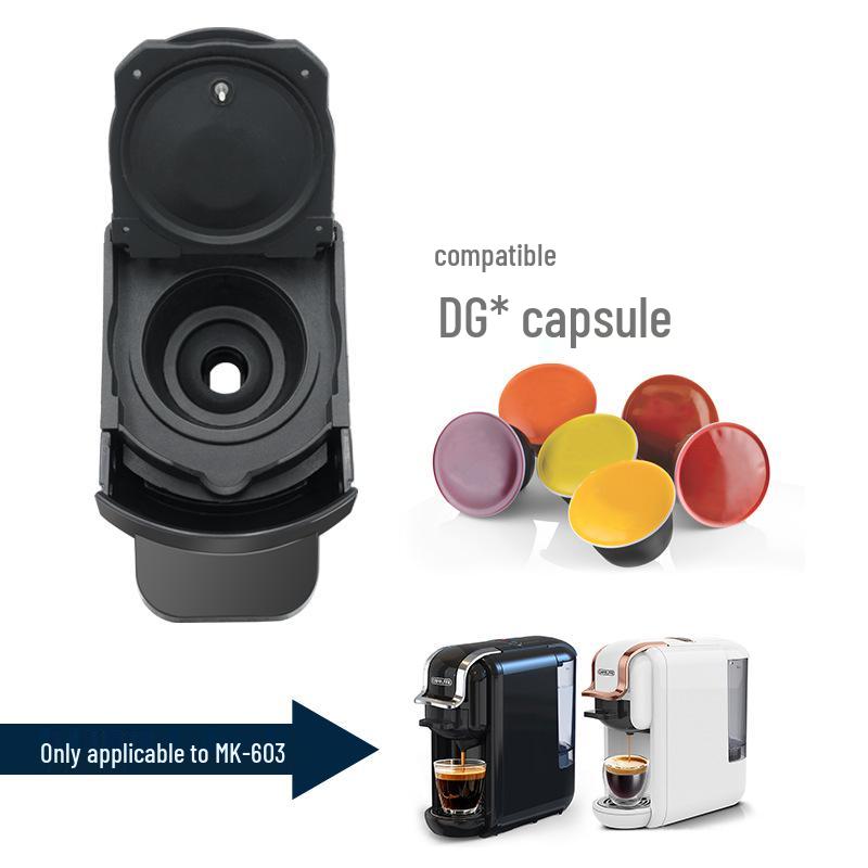Máquina de Cápsulas de Café CAFELFFE: Cafeteira Doméstica Compatível para Pó de Café e Múltiplas Cápsulas