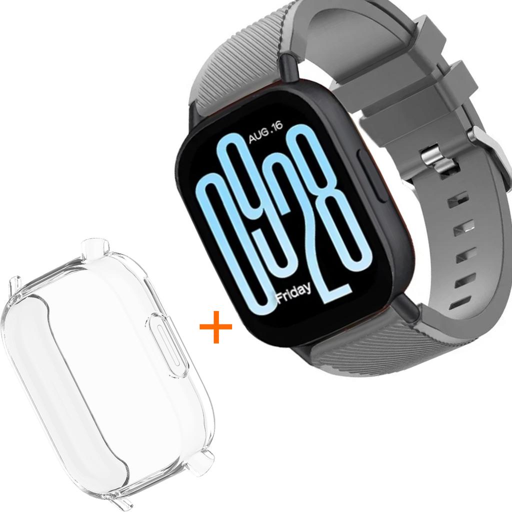 Silicone Strap With TPU Case For Xiaomi Redmi Watch 5 Active Lite Smart Watch Wrist Band And Case For Redmi Watch 5 Active Lite