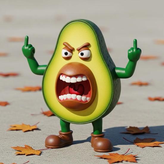 Zła Figurka Owocowa Środkowy Palec Ozdoba Owocowa Biurko Seria Owocowa Statua Warzywna do Dekoracji Biurka w Biurze Uwalnianie od Stresu