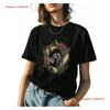 Animal Wreath Unisexs T Shirt Casual For Unisex Vintage Top For Everyday Wear Stretched Graphic Designer Clothes Soft