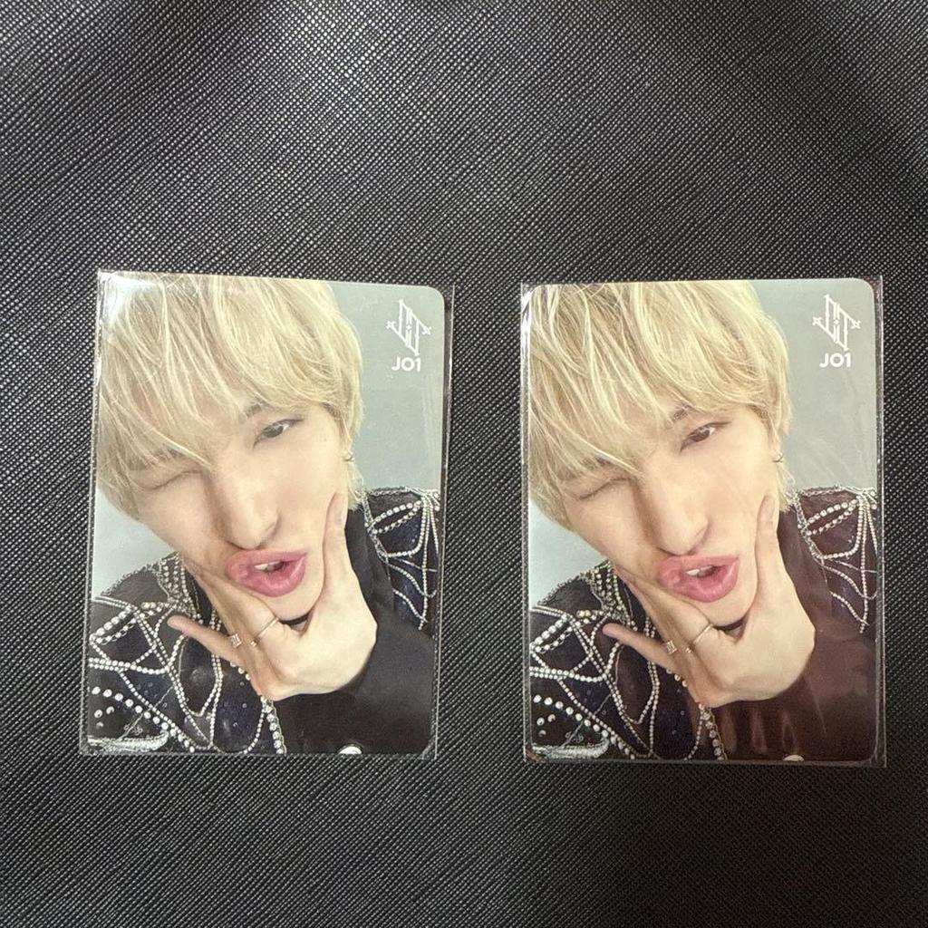 [USED] JO1 JO1DER SHOW Tokyo Dome Kaneshiro Aomi venue CD bonus trading card