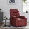 VidaXL Reclining Massage Armchair, Relaxation Chair with Cup Holders, Seat with Backrest and Armrests, Modern, 372476