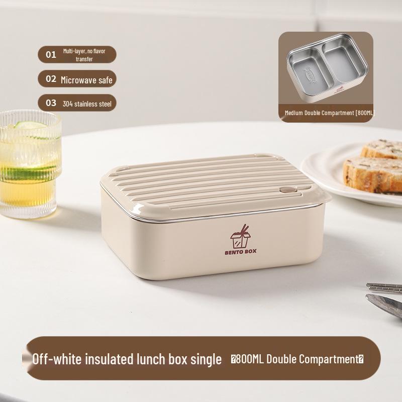 Large Capacity Microwaveable Stainless Steel Bento Lunch Box with Free Shipping