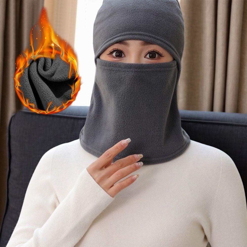 Windproof Winter Hat Polar Fleece Ski Mask Caps Fashion Men Bonnets Women Men