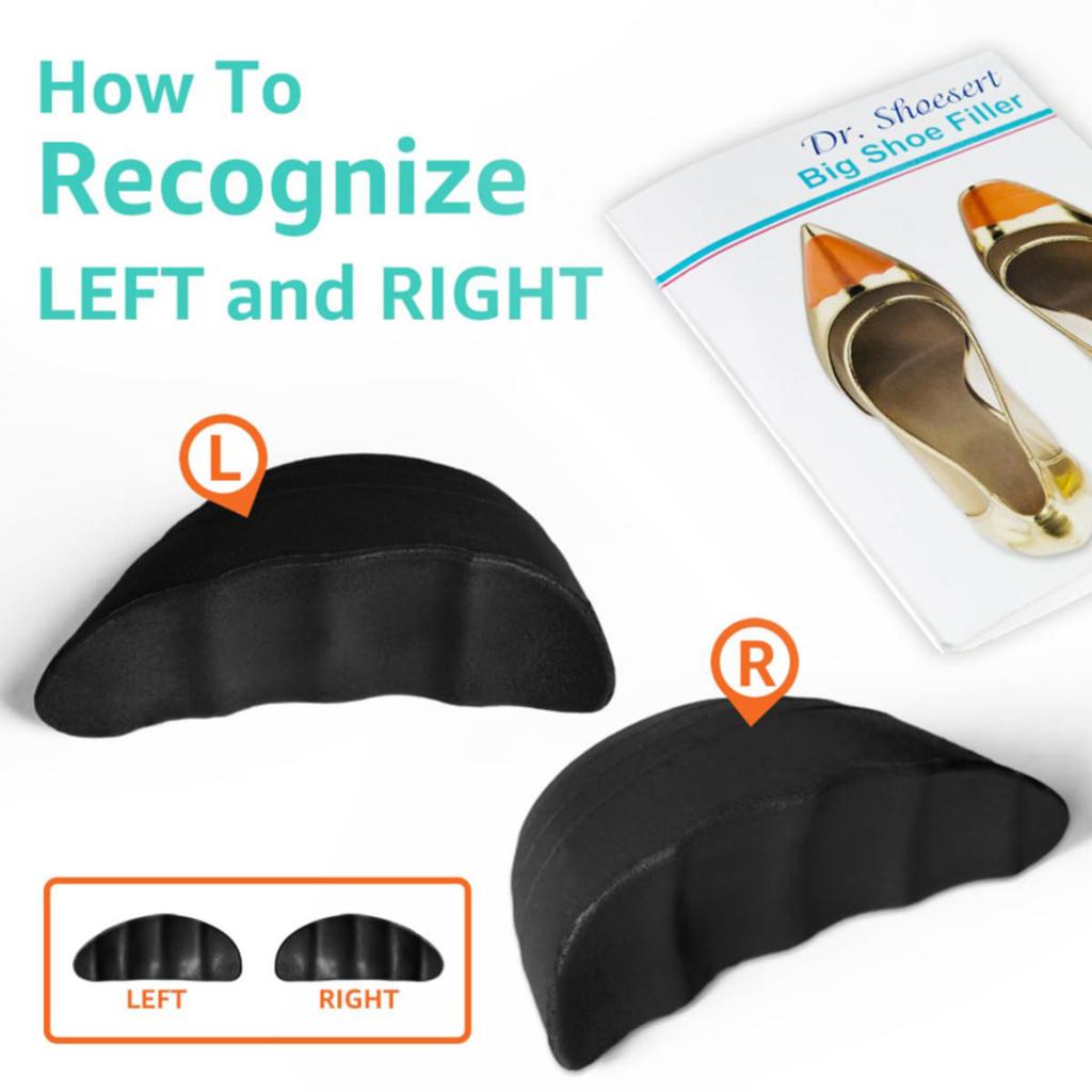 Toe Plug Insert for Men Women Fill insole Thick Soft Shoes Toe Half Pads Pain Relief Protector Adjustable Size Insoles