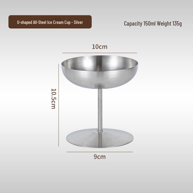 

304 Stainless Steel Dessert and Snack Cup