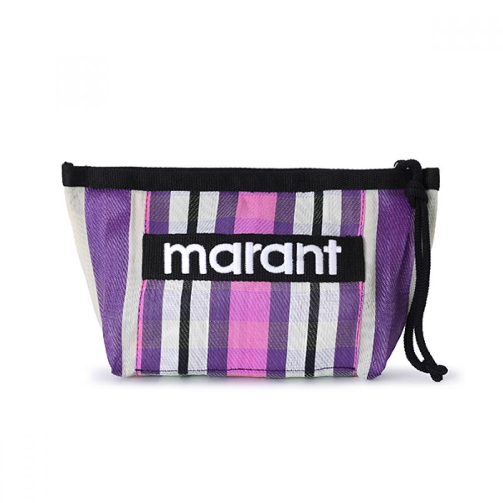 

Isabelle Marant Po0001fa A1x17m 86pe Powden Powden Powden Logo Stripe Pouch Bag PO0001FA A1X17M 86PE