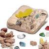 Kinder-Edelstein-Ausgrabungs-Archäologie-Set, Spielzeug, kreatives handgefertigtes DIY-Spielzeug