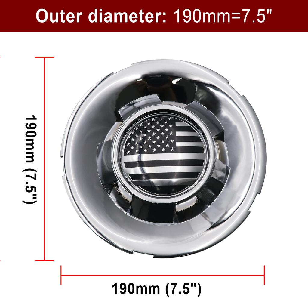 190mm Car Wheel Center Hub Caps for F250 F350 Super Duty Excursion Wheel Rim Cover Protective Vehicle Accessories Auto Hubcaps
