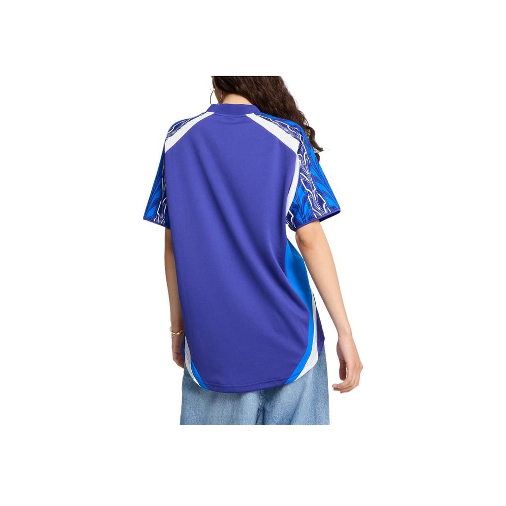 Puma Relaxed Football Jersey Drycell Comfortable Versatile Soft Fashion Short Sleeve Unisex tops Blue Purple 628416-27