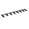 Bucket Tooth Bar, 66'', Heavy Duty Tractor Bucket 8 Teeth Bar for Loader Tractor Skidsteer, 4560 Lbs Load-Bearing Capacity Bolt On Design, for