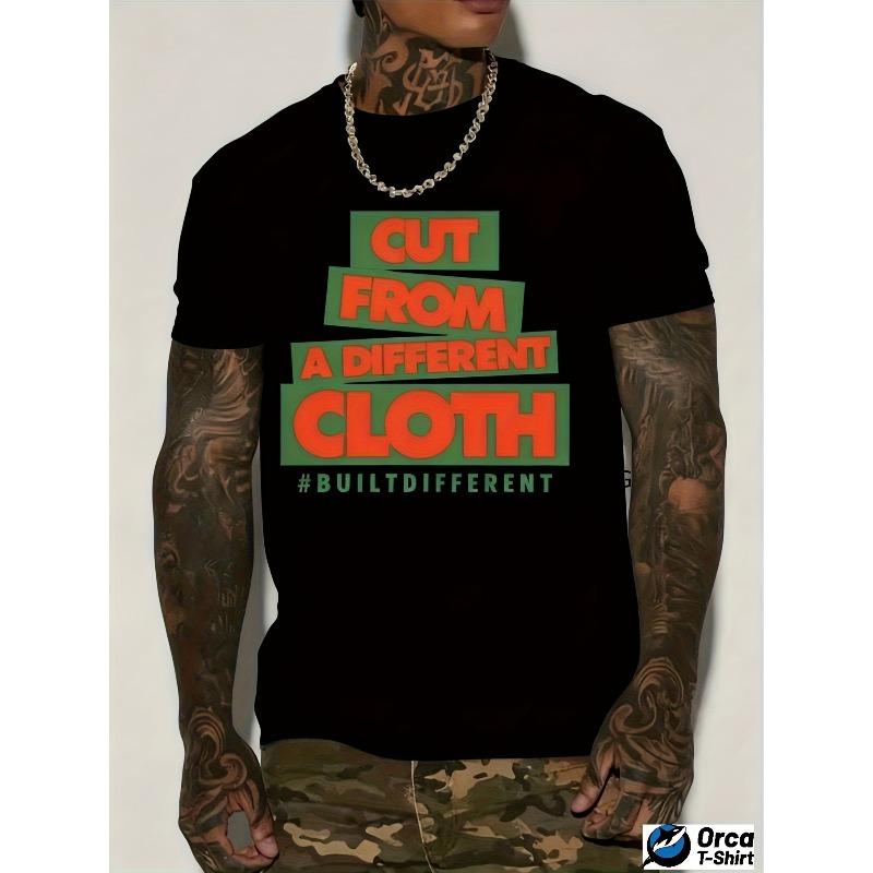 

European sizes Casual Printed Design for Everyday Wear, Men S Short-Sleeve T-Shirt with a Relaxed Fit, Adaptable T-Shirt 4XL чорний