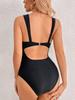 2025 Neuer Sexy Spitzen-Patchwork Badeanzug Damen Einteiler Badeanzug Damen Rückenfrei Badeanzüge Sommer Strandkleidung Swim Lady Monokini
