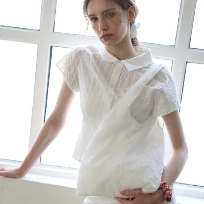 Lace Market Bag_White