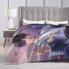 Love And Deepspace Rafayel Blankets Coral Fleece Plush Multi-function Lightweight Throw Blanket for Home Car Rug Piece