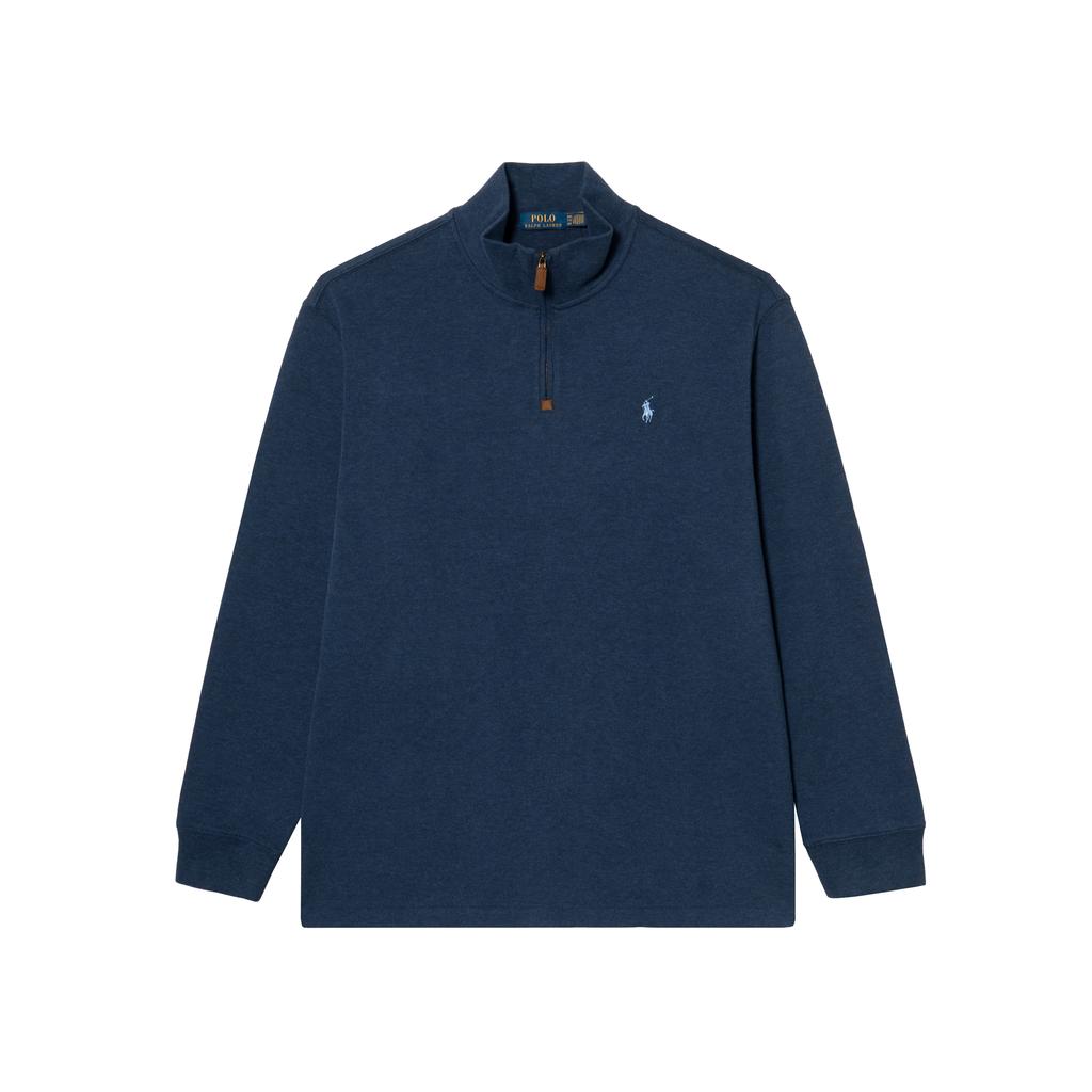 Polo Ralph Lauren FW25 Small Pony Logo Embroidered Half-Zip Pullover Long Sleeve Solid Color Sweatshirt Men Sweatshirt 710635035-017