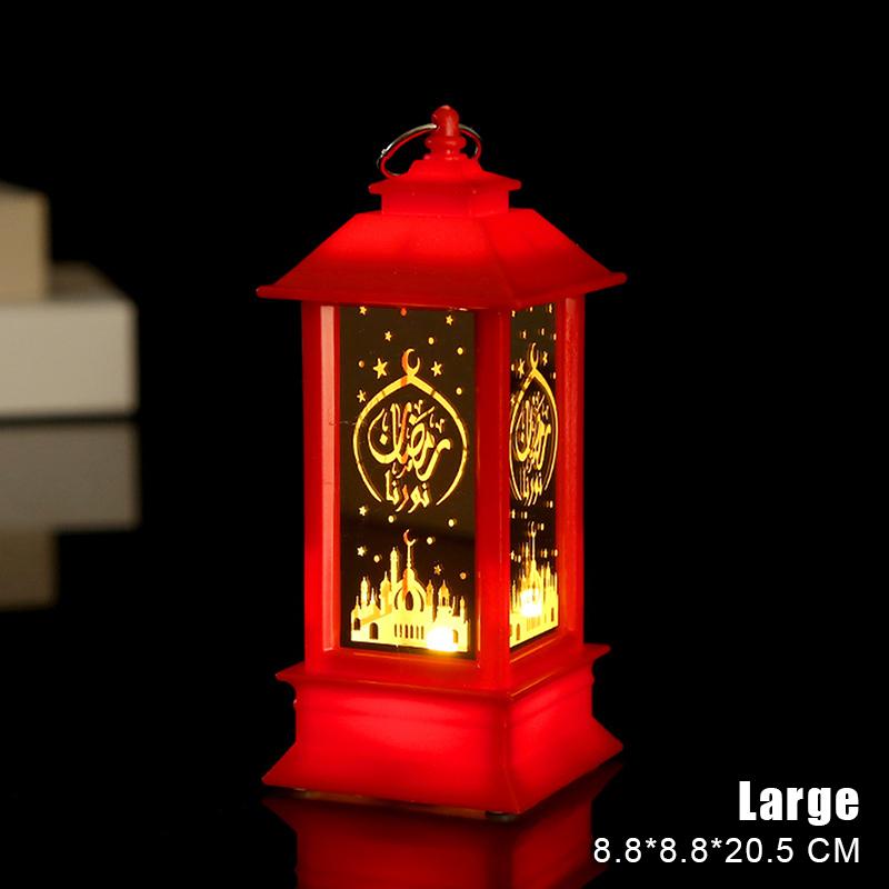 Led Lantern Light Eid Mubarak Decoration For Home Islamic Muslim Festival Party Ramadan Kareem Decor Home Decoration Gifts