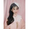 New Elegant Bridal Headwear Pearl Flower Mesh Wedding Veil Hat Temperament Vintage Pillbox Hats For Women