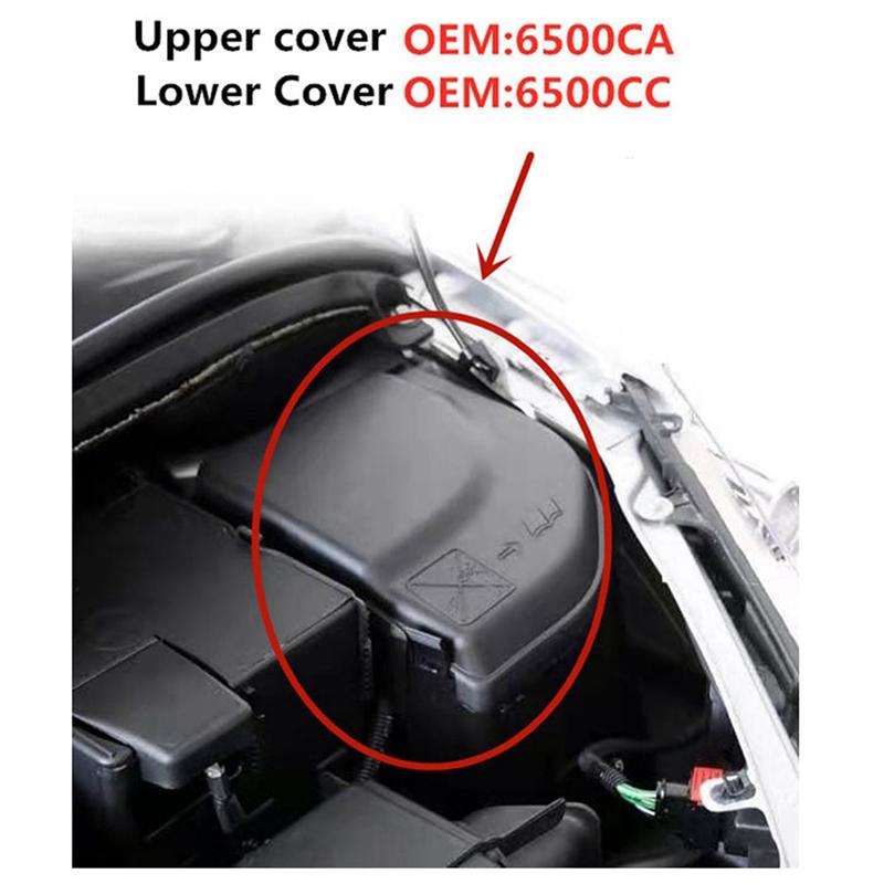 6500CA For 307CC SW 308CC SW 408 3008 RCZ Citroen C4picasso DS5 Fuse BSM Servo Box Cover