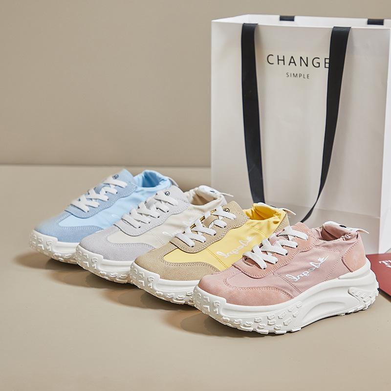 Breathable Dad Women's Shoes for Summer New Style Student Moral Training Sneakers for Women's Mesh Korean Style Shoes