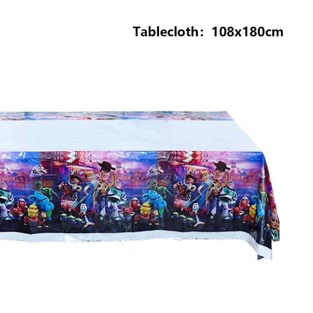 51pcs Toy Story Party Tableware kit Include Plates Cups Napkins Tablecloth
