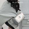 This Year's Popular Small Bag Women's 2024 New Shoulder Crossbody Large Capacity Y2k Spice Girl Niche Silver Bucket Bag