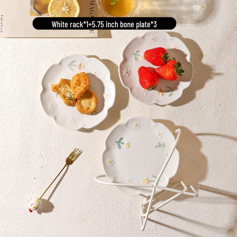 Elegant 5.75-inch Ceramic Bone Dish