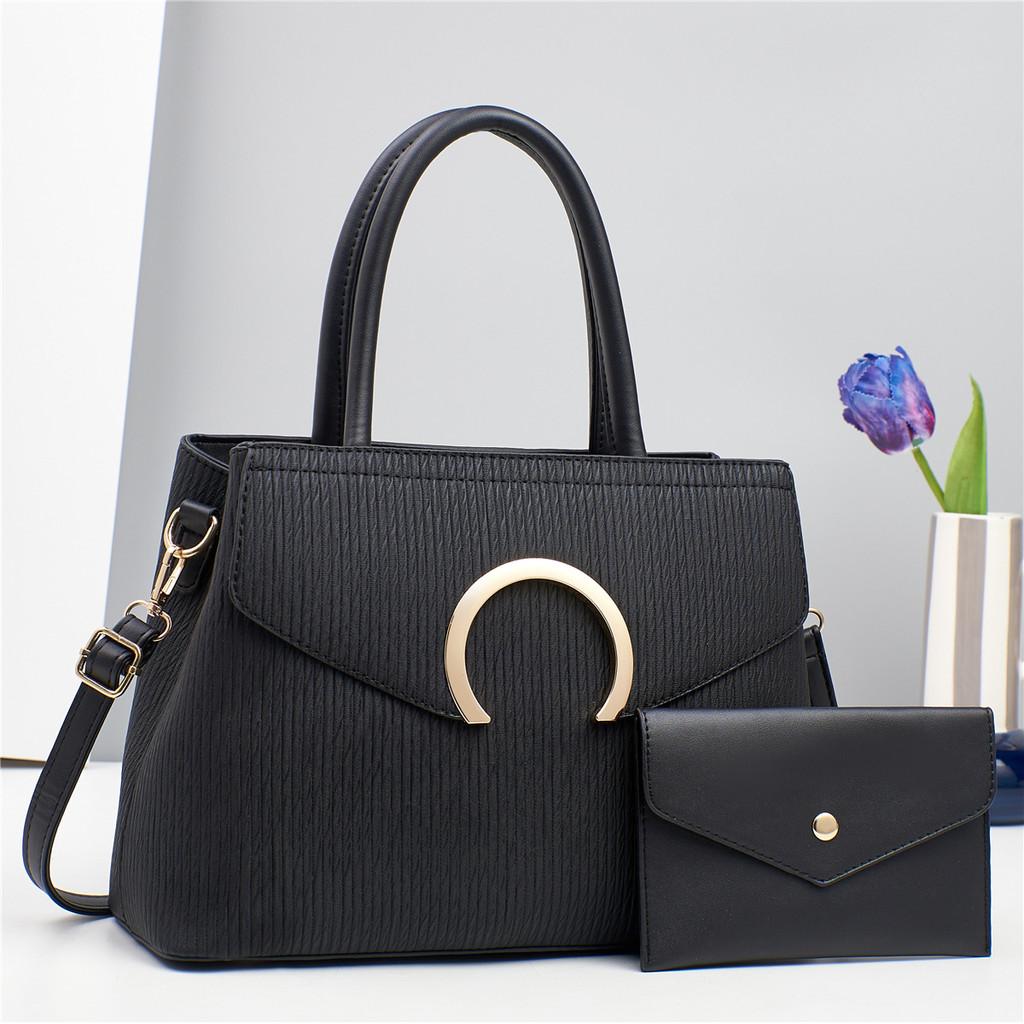 Spacious And Classic Pu Leather Tote Bag For Women Ideal For Outfits Daily
