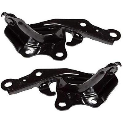 2005-2015 Toyota Tacoma Front Driver & Passenger Hood Hinge Set | TY4402B1TY4402B2 | Set Of 2 | Aftermarket | Black | Steel