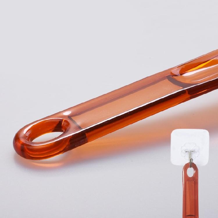 Compacts Shoe Helper Clear Plastic Long Shoe Horn with Hanging Hole Design Unisex Footwear Accessories For Various Ages