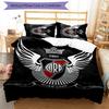 3pcs Club Atlético River Plate Pattern Bedding Set Duvet Cover Set Includes Duvet Cover &pillowcases,perfect All Season Bedroom Decoration&gift