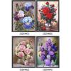 Embroidery Cloth Color Threads Tools Kit DIY Flowers Cross Stitch Kits Cotton Threads Craft Embroidery Art