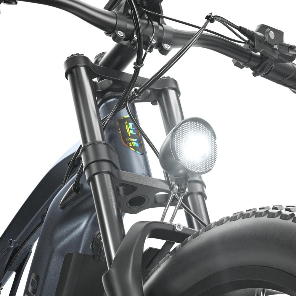 Shengmilo MX05 42km/h All-Terrain E-Bike 500W Motor, 48V17.5Ah Samsung Battery, 26" Road Tires, Shimano 7-Speed, Dual Suspension Electric Dirt Bike