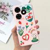 For Tecno Spark Go 2024 Case Cute Flower Love Pattern Candy Color Soft Silicon Slim Phone Back Cover For Spark Go (2024) BG6