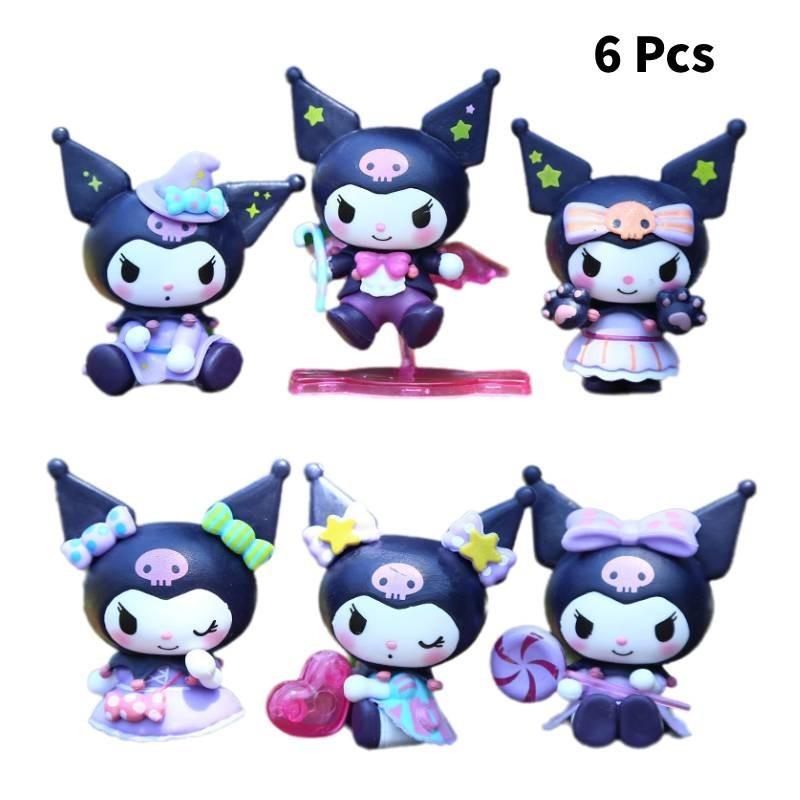 Adorable New Anime Candy Kuromi Figurine For Cute Desktop Cake Decoration Gift