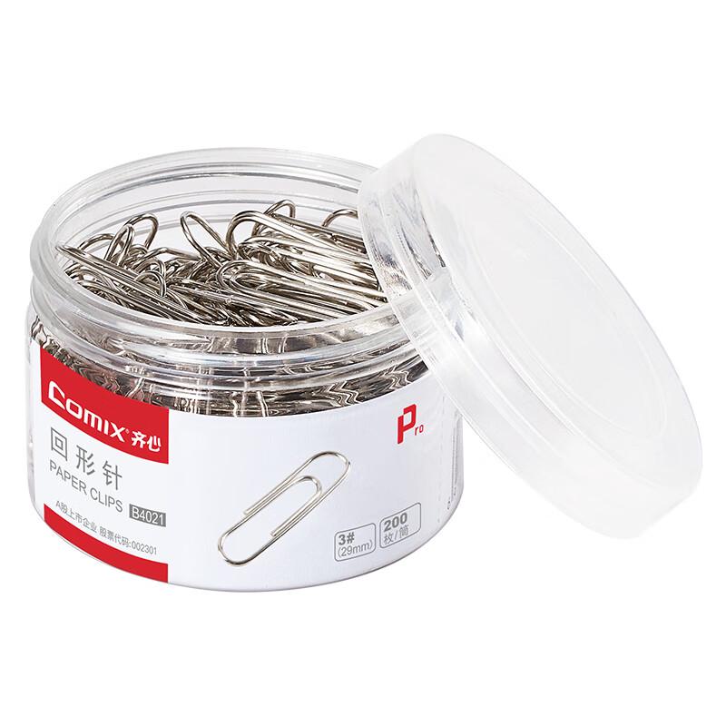 Comix B4021 No. 3 Standard Paper Clips, 10-Pack
